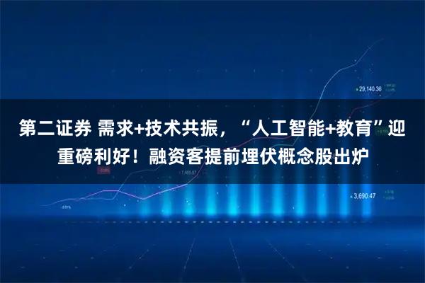 第二证券 需求+技术共振，“人工智能+教育”迎重磅利好！融资客提前埋伏概念股出炉